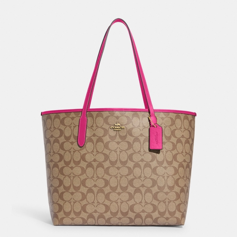Coach Tote Bag W/ Matching wallet